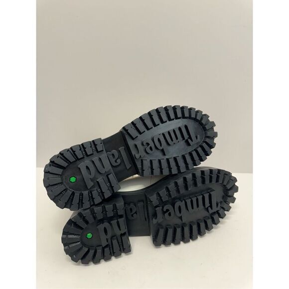 Timberland Boots Sky 6 Inch White Nubuck Leather Size 7 Womens Block Heel NEW - Picture 9 of 9